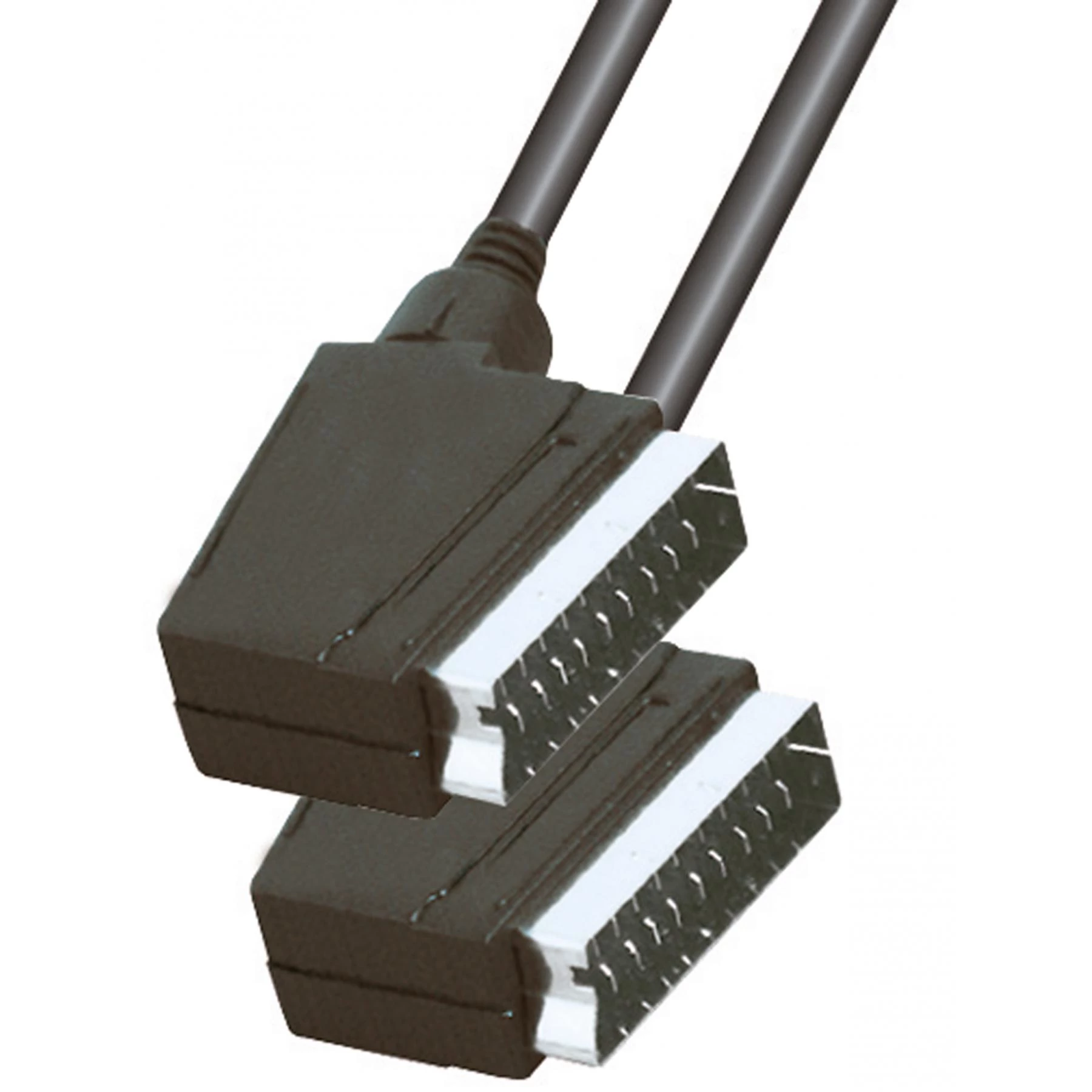 Home VC 3DX videókábel, 21 pólusú SCART dugó-21 pólusú SCART dugó, sztereó, 1,5m